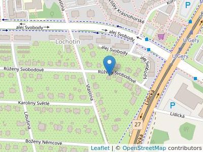 Franek Brigita, advokát - Map