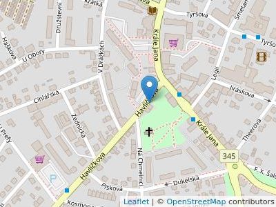 Teuflová Marie, JUDr. - Map