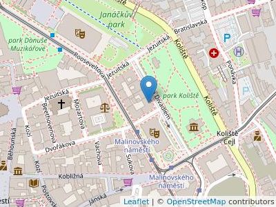 Hudák Jan, Mgr., advokát - Map