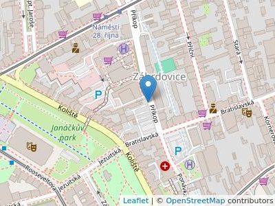 AK Mgr. Lenka Žváčková - Map