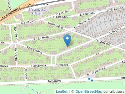 Pecinová Jana, Mgr. - Map