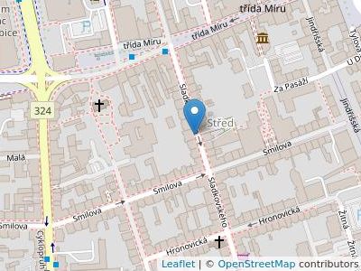 Mgr. Simona Oriničová, advokát - Map